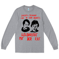 Heather Grey baader–meinhof raf original 70s design Long Sleeve Tee - linhVisuals