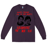 Plum baader–meinhof raf original 70s design Long Sleeve Tee - linhVisuals
