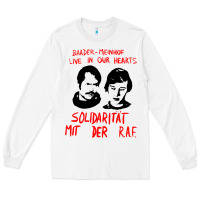 White baader–meinhof raf original 70s design Long Sleeve Tee - linhVisuals
