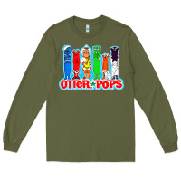 Army Green otter pops anime character Long Sleeve Tee - linhVisuals
