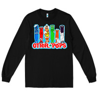 Black otter pops anime character Long Sleeve Tee - linhVisuals