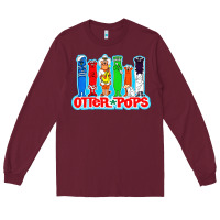 Burgundy otter pops anime character Long Sleeve Tee - linhVisuals