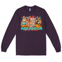 Plum Moo Pumpkin Get Out The Way Long Sleeve Tee - CowhideDigitalArt