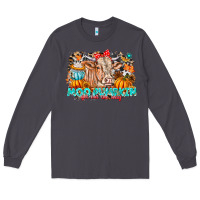 Smoke Moo Pumpkin Get Out The Way Long Sleeve Tee - CowhideDigitalArt