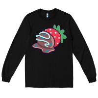 Black chocolate covered strawberry Long Sleeve Tee - linhVisuals