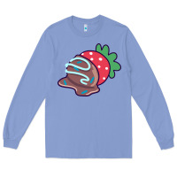 Colony Blue chocolate covered strawberry Long Sleeve Tee - linhVisuals