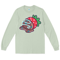 Matcha chocolate covered strawberry Long Sleeve Tee - linhVisuals