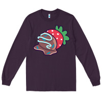 Plum chocolate covered strawberry Long Sleeve Tee - linhVisuals