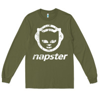Army Green napster light Long Sleeve Tee - linhVisuals