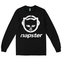 Black napster light Long Sleeve Tee - linhVisuals