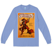 Colony Blue pirates of the caribbean film Long Sleeve Tee - linhVisuals