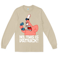 Mushroom no this is patrick Long Sleeve Tee - linhVisuals