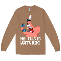 Toasted Coconut no this is patrick Long Sleeve Tee - linhVisuals