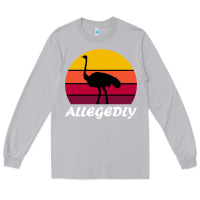 Moon Dust retro vintage allegedly ostrich Long Sleeve Tee - linhVisuals