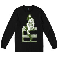 Black bernadette devlin retro irish fanart Long Sleeve Tee - linhVisuals