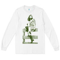 White bernadette devlin retro irish fanart Long Sleeve Tee - linhVisuals