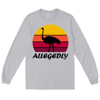 Moon Dust retro vintage allegedly ostrich Long Sleeve Tee - linhVisuals