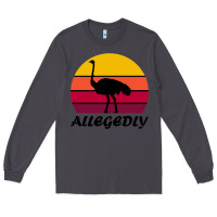 Smoke retro vintage allegedly ostrich Long Sleeve Tee - linhVisuals