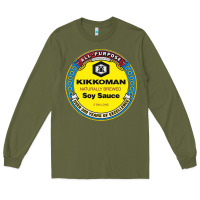 Army Green all purpose kikkoman Long Sleeve Tee - linhVisuals
