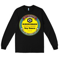 Black all purpose kikkoman Long Sleeve Tee - linhVisuals