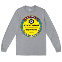 Heather Grey all purpose kikkoman Long Sleeve Tee - linhVisuals