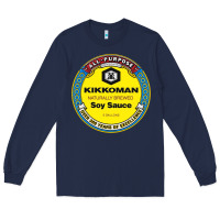 Navy all purpose kikkoman Long Sleeve Tee - linhVisuals