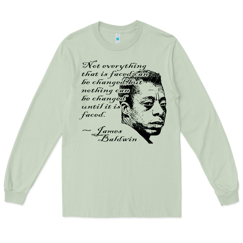 James Baldwin Long Sleeve Tee by linhVisuals | Teevron