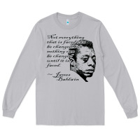 Moon Dust james baldwin Long Sleeve Tee - linhVisuals