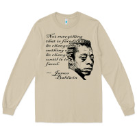 Mushroom james baldwin Long Sleeve Tee - linhVisuals