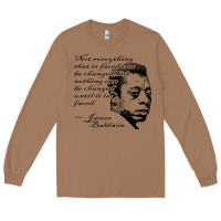 Toasted Coconut james baldwin Long Sleeve Tee - linhVisuals