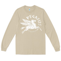 Mushroom ivory pegasus Long Sleeve Tee - linhVisuals