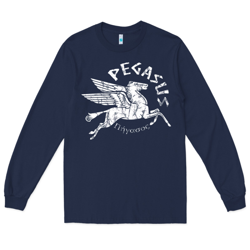 Ivory Pegasus Long Sleeve Tee by linhVisuals | Teevron