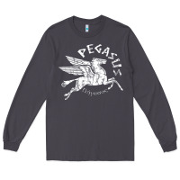 Smoke ivory pegasus Long Sleeve Tee - linhVisuals