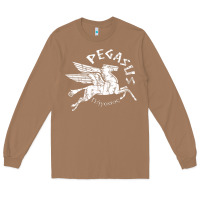 Toasted Coconut ivory pegasus Long Sleeve Tee - linhVisuals