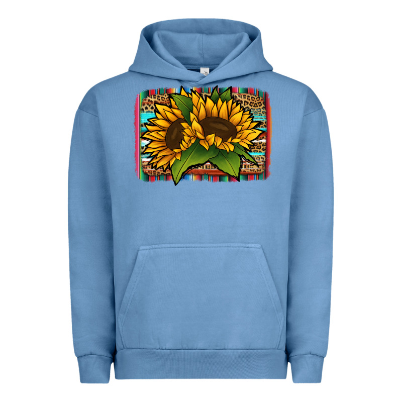 Sunflower Serape Leopard Background Urban Hoodie by Jasminsmagicworld | Teevron