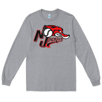 Heather Grey jackals Long Sleeve Tee - linhVisuals