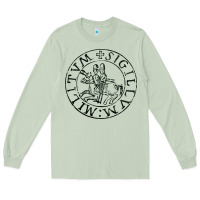 Matcha knights templar sigil Long Sleeve Tee - linhVisuals