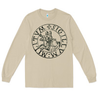 Mushroom knights templar sigil Long Sleeve Tee - linhVisuals