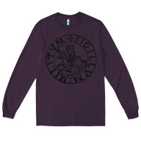 Plum knights templar sigil Long Sleeve Tee - linhVisuals