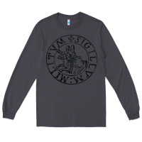 Smoke knights templar sigil Long Sleeve Tee - linhVisuals