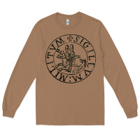 Toasted Coconut knights templar sigil Long Sleeve Tee - linhVisuals