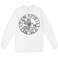 White knights templar sigil Long Sleeve Tee - linhVisuals