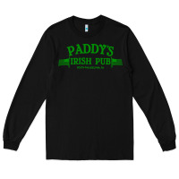 Black paddy irish pub Long Sleeve Tee - linhVisuals