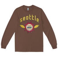 Chestnut seattle pilots baseball vintage Long Sleeve Tee - linhVisuals