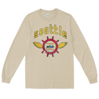 Mushroom seattle pilots baseball vintage Long Sleeve Tee - linhVisuals