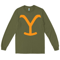 Army Green dutton ranch Long Sleeve Tee - linhVisuals