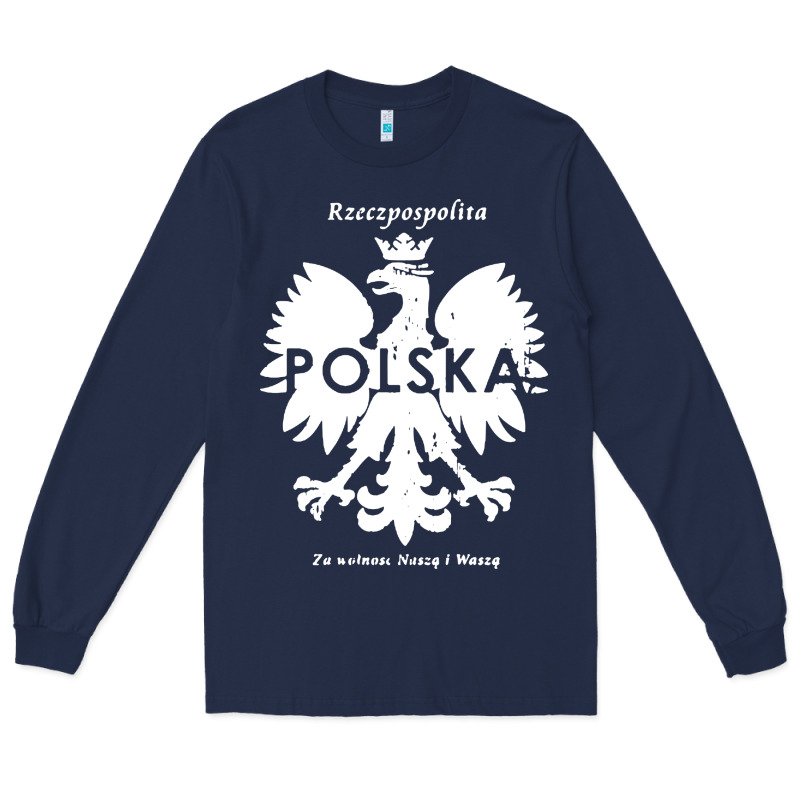 Poland Rzeczpospolita Polska Polish Eagle Symbol Long Sleeve Tee by linhVisuals | Teevron