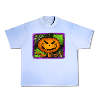 Grape Ice happy halloween jack o' lantern pumpkin Urban Heavy Tee - Jasminsmagicworld
