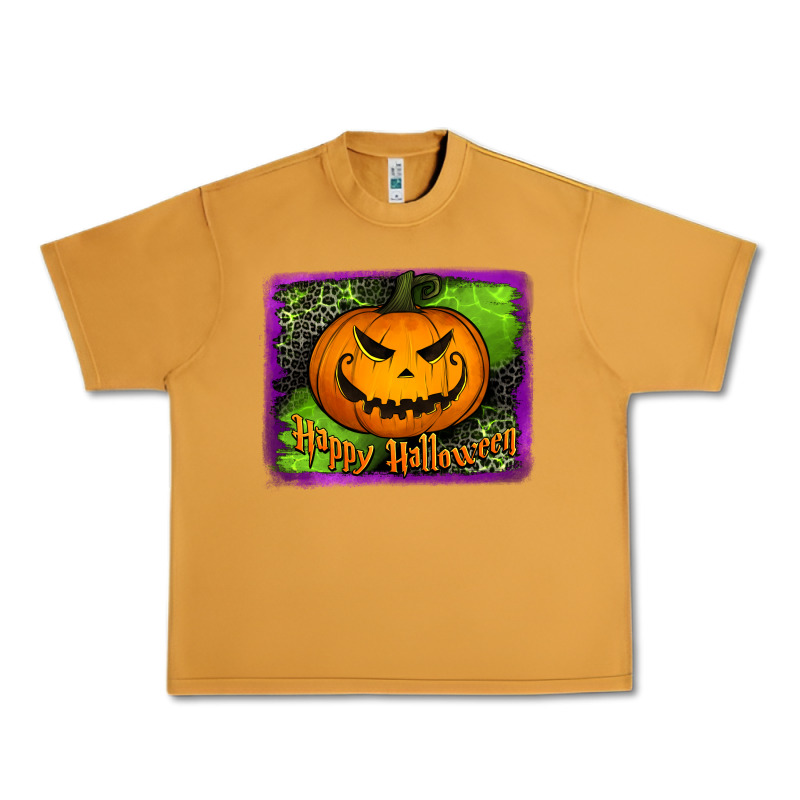 Happy Halloween Jack O' Lantern Pumpkin Urban Heavy Tee by Jasminsmagicworld | Teevron