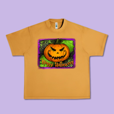 Happy Halloween Jack O' Lantern Pumpkin Urban Heavy Tee Designed By Jasminsmagicworld
